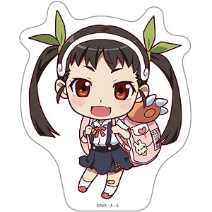 ぷに缶バッジ 物語シリーズ 千石撫子 戦場ヶ原 八九寺宵 帽子 漫画『