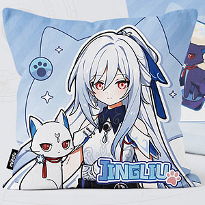 崩壊：スターレイル ちびねこシリーズ スクエアクッションカバー 鏡流