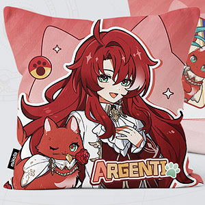 崩壊：スターレイル ちびねこシリーズ スクエアクッションカバー アルジェンティ