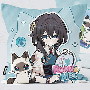 崩壊：スターレイル ちびねこシリーズ スクエアクッションカバー ルアン・メェイ
