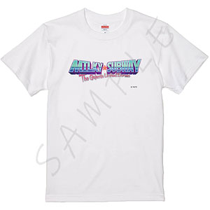 アニメ『銀河特急 ミルキー☆サブウェイ』Tシャツ E(ロゴ2) ホワイト