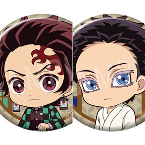 鬼滅の刃 ぺたん娘トレーディング缶バッジ TypeB ハイカラver. 7個入り