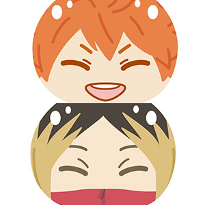 アニメ「ハイキュー！！」 おまんじゅうにぎにぎマスコット3 B 8