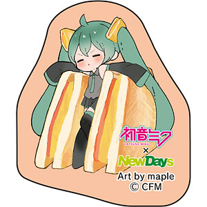 初音ミク×NewDays ダイカットステッカー maple サンド