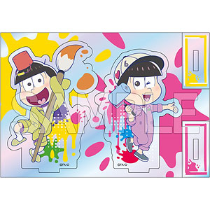 おそ松さん　当選品　スタンド付きアクリルチャーム　カラ松　十四松　トド松 おそ松さん 当選品 スタンド付きアクリルチャーム カラ松 十四松