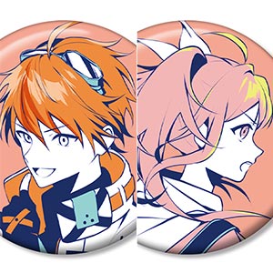 maimai でらっくす PRiSM PLUS ソルト＆みるく A 缶バッジ2個セット