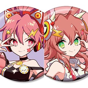 maimai でらっくす PRiSM PLUS アスク＆エムブラ 缶バッジ2個セット