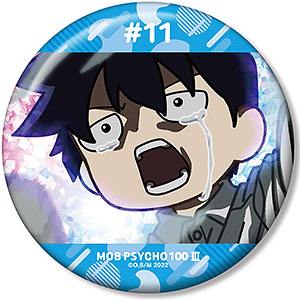 モブサイコ100 III 影山律 ゆるコマ 100mm缶バッジ