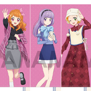 アイカツ！×プリパラ THE MOVIE クリアファイルセット～Dream harmony！～ 1.あかり＆スミレ＆ひなき