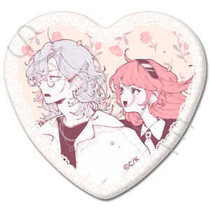 恋せよまやかし天使ども』ハート型缶バッジ デザインA[シンク