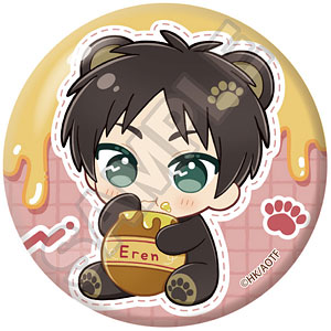 進撃の巨人」 ぬいぴ～すふれんず はらぺこくま 缶バッジ リヴァイ