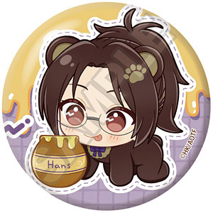 進撃の巨人」 ぬいぴ～すふれんず はらぺこくま 缶バッジ リヴァイ