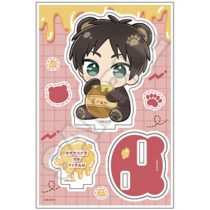 進撃の巨人」 ぬいぴ～すふれんず はらぺこくま アクリルスタンドJr