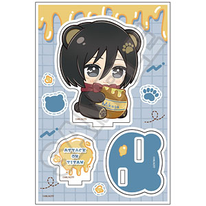 進撃の巨人」 ぬいぴ～すふれんず はらぺこくま アクリルスタンドJr