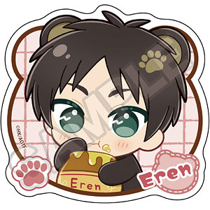 進撃の巨人」 ぬいぴ～すふれんず はらぺこくま ステッカー エレン