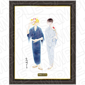 同級生 中村明日美子 夏祭り 特大アクリル　佐条の父　夏目寿一 同級生シリーズ 複製サイン入りメモリアルアート 佐条利人の父