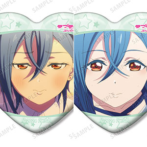 ラブライブ！スーパースター！！ トレーディング 若菜四季オンリー 場面写ハート型缶バッジ 8個入りBOX