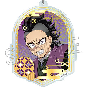 鬼滅の刃 箔押しアクリルキーホルダー 不死川実弥[ツインクル]《在庫切れ》