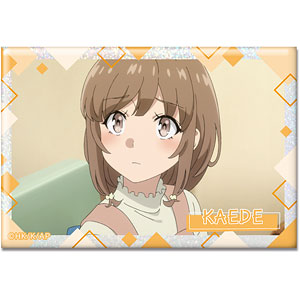 青春ブタ野郎はサンタクロースの夢を見ない 缶バッジ 桜島麻衣 青春ブタ野郎はサンタクロースの夢を見ない ホログラム缶バッジ