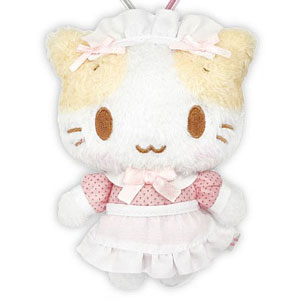 マシュマロみたいなふわふわにゃんこ カラビナ付きマスコット コック