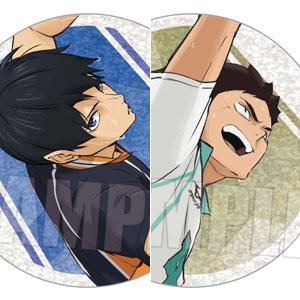 グリッターCANバッジ ハイキュー！！ A BOX 8個入りBOX[ハセ・プロ