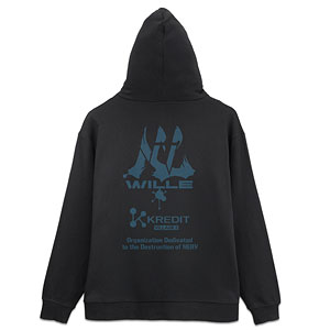 EVANGELION WILLE＆KREDIT ジップパーカー/BLACK-M