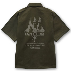 EVANGELION WILLE ワークシャツ/MOSS-XL[コスパ]《02月予約》