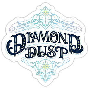 ガールズバンドクライ×HUB アンティークロゴステッカー ダイヤモンドダスト