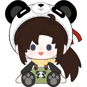 アニメ「魔道祖師」 40cm おすわり ぬいぐるみ パンダ 魏無羨