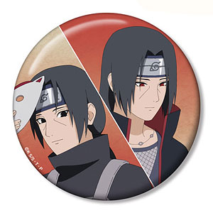 NARUTO うちはサスケ うちはイタチ　過去と現在　缶バッジ NARUTO-ナルト- 疾風伝 描き下ろし うちはイタチ 過去と現在ver. 100mm