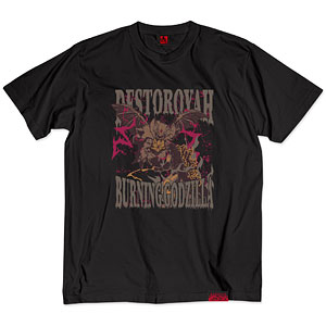 『ゴジラVSデストロイア』30周年 シーンイラストTシャツ 5(ゴジラVSデストロイア)ブラック M