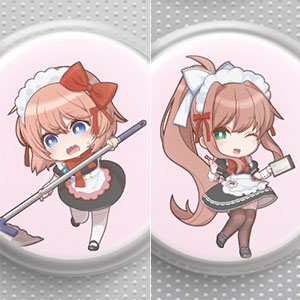 ドキドキ文芸部！」 缶バッジ モニカ メイド服ver.[ツクヨミ]《03月