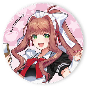 ドキドキ文芸部！」 缶バッジ モニカ メイド服ver.[ツクヨミ]《03月