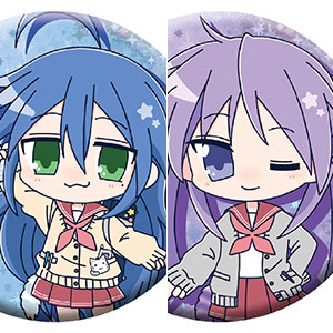 らき☆すた ラメ缶バッジ 6個入りBOX[タピオカ]《04月予約》