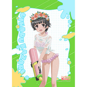 とある科学の超電磁砲T]描き下ろしB2タペストリー(御坂美琴/水遊び)W