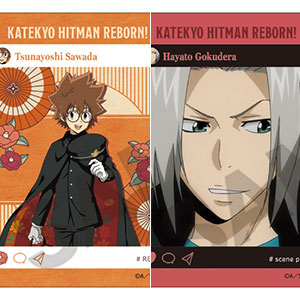 家庭教師ヒットマンREBORN！ アート缶バッジ 山本武 冬着物 ミニキャラ