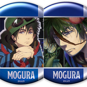 出禁のモグラ　百暗桃弓木 アクリルスタンド 缶バッジ アクリルカード TVアニメ『出禁のモグラ』 メタリック缶バッジ2個セット モグラ〈百暗