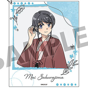 青春ブタ野郎はサンタクロースの夢を見ない ポラロイド風アクリルキーホルダー 桜島麻衣