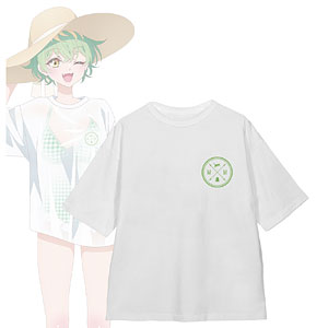 帝乃三姉妹は案外、チョロい。 描き下ろし 帝乃三和 ビーチデートver. 着用BIGシルエットTシャツ ユニセックス L