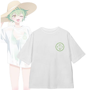 帝乃三姉妹は案外、チョロい。 描き下ろし 帝乃三和 ビーチデートver. 着用BIGシルエットTシャツ ユニセックス XL