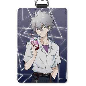 EVANGELION 描き下ろし 渚カヲル パスケース(ナスカン付き) 制服Ver.