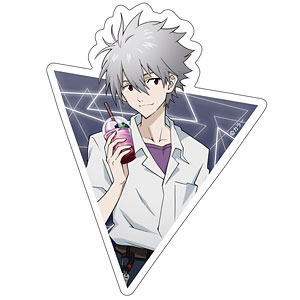 EVANGELION 描き下ろし 渚カヲル 屋外対応ステッカー 制服Ver.