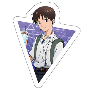 EVANGELION 描き下ろし 碇シンジ ミニステッカーセット 制服Ver.