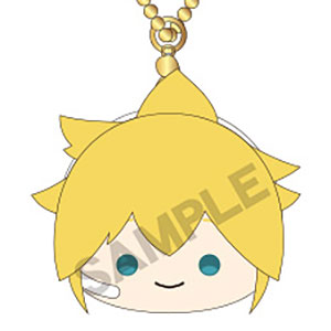 初音ミク ぺたふれキーホルダー 鏡音レン はんなりフェイス