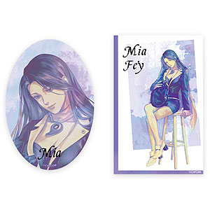 逆転裁判 動物シリーズ 缶バッジブロマイドセット 綾里真宵[KUMAGUZI