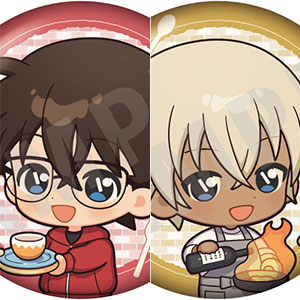 名探偵コナン 缶バッジセット コナン＆灰原 ミニキャラ[ムービック