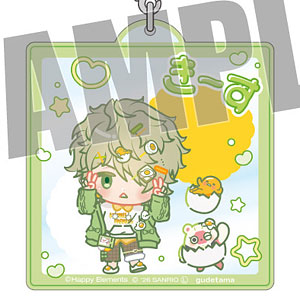 エリオスライジングヒーローズ×サンリオ おなまえアクリルキーホルダー キース・マックス×ぐでたま なかよしポップコーデver.