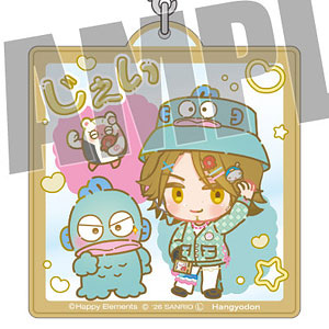 エリオスライジングヒーローズ×サンリオ おなまえアクリルキーホルダー ジェイ×ハンギョドン なかよしポップコーデ