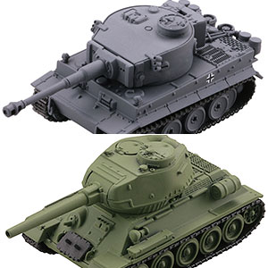 miniQ ワールドタンクディフォルメ7 激闘 東部戦線編(ティーガーVS T-34) 全8種セット