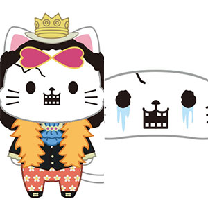 ONE PIECE withCATアイマスク付きぬいぐるみキーホルダー ブルック